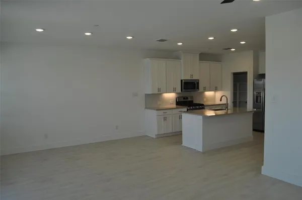 a view of kitchen with stove