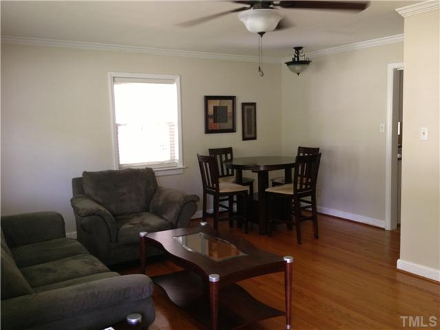 3100 Kenan Road Durham, NC 27704 - Photo 2 of 15 Living room with dining area