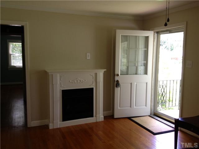 3100 Kenan Road Durham, NC 27704 - Photo 4 of 15 Fireplace with gas logs - wired space for flat screen TV over mantle