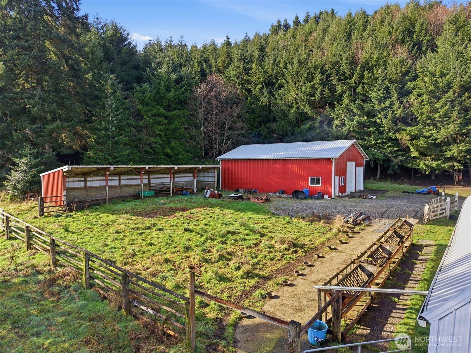 211 Echo Road Rochester, WA 98579 - Photo 16 of 39 a front view of a house with a yard