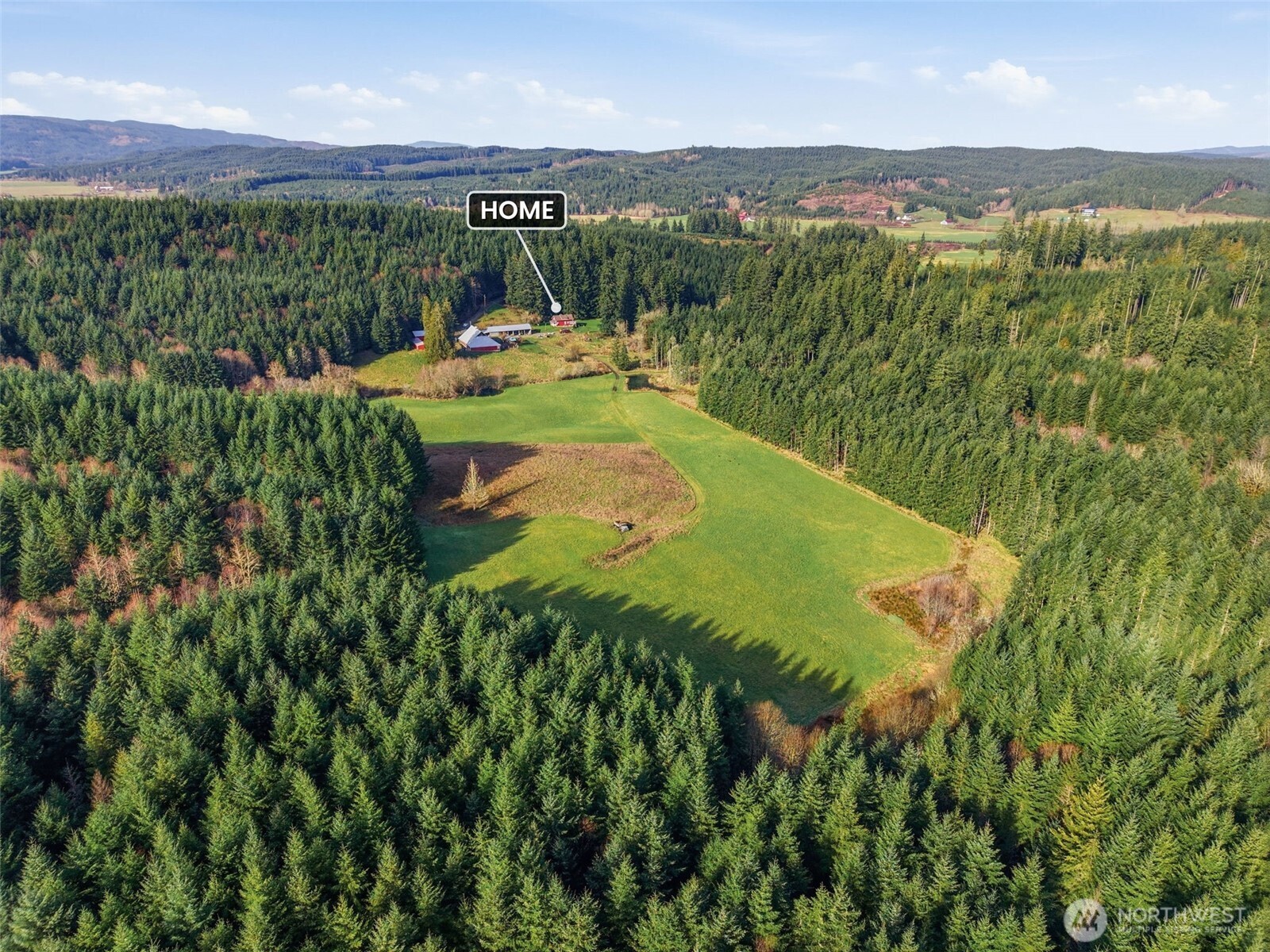 211 Echo Road Rochester, WA 98579 - Photo 2 of 39 a view of a outdoor space and a lake view