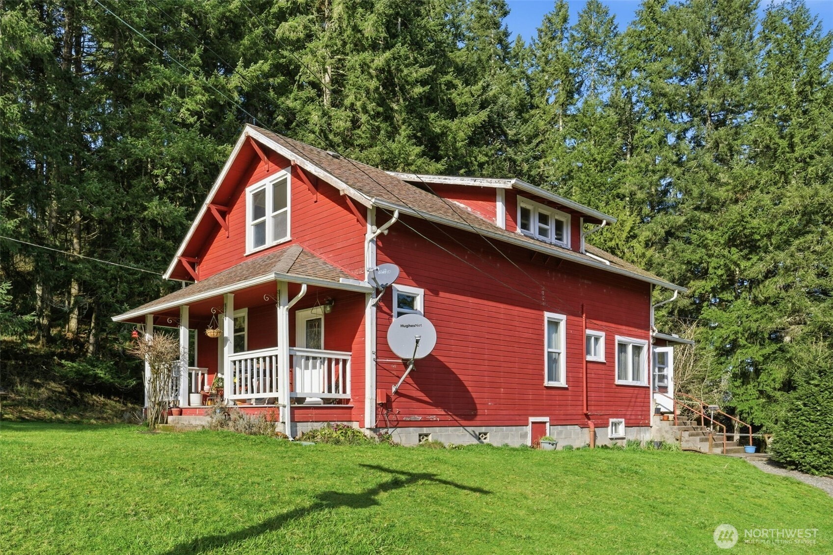 211 Echo Road Rochester, WA 98579 - Photo 30 of 39 a view of a house with a yard