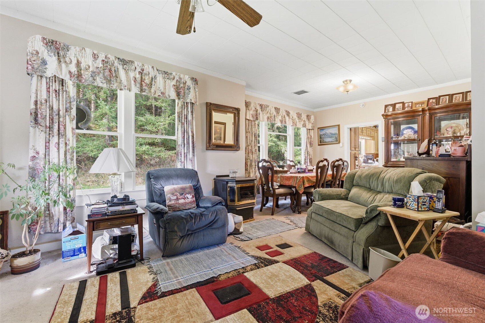211 Echo Road Rochester, WA 98579 - Photo 33 of 39 a living room with furniture and a flat screen tv