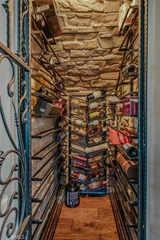 a close up of a wall