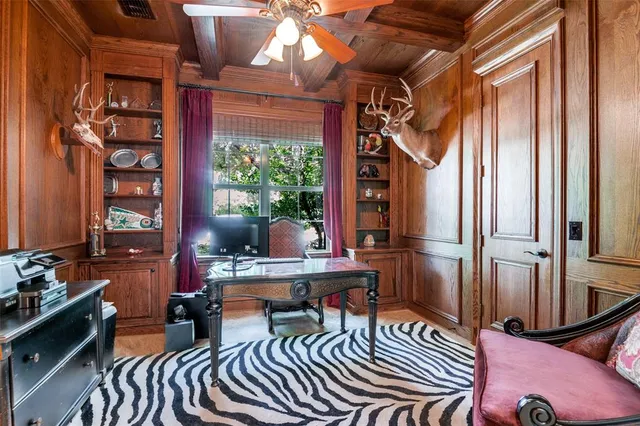 a outdoor living space with furniture