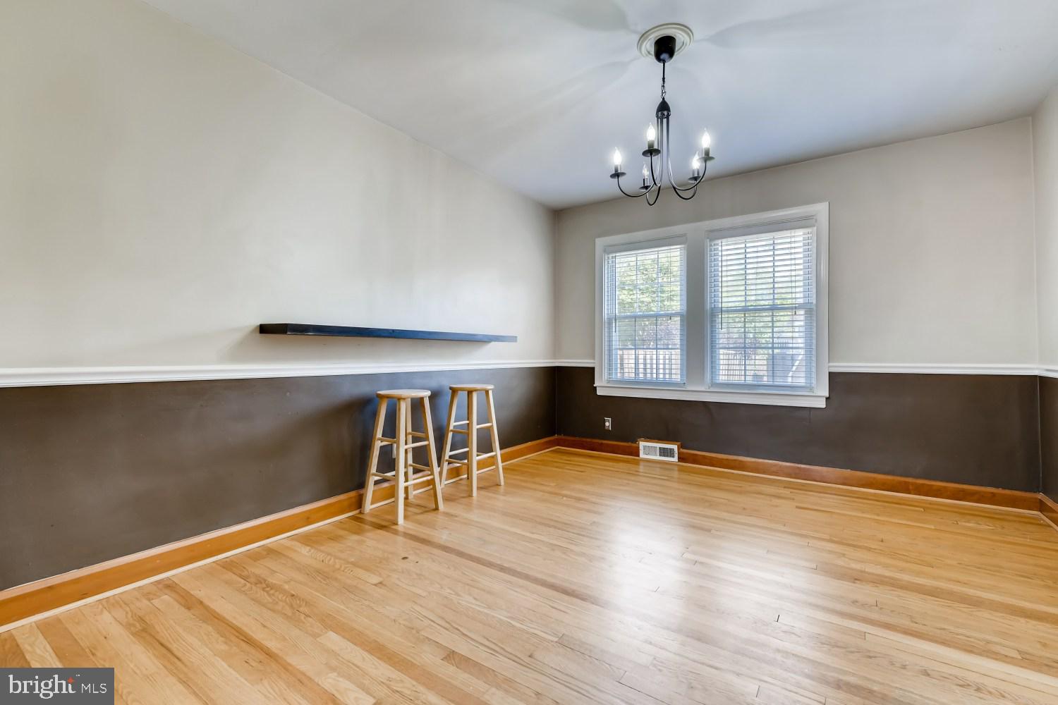 1717 Kennoway Road Towson, MD 21286 - Photo 8 of 31 Formal dining room with floating shelf/counter