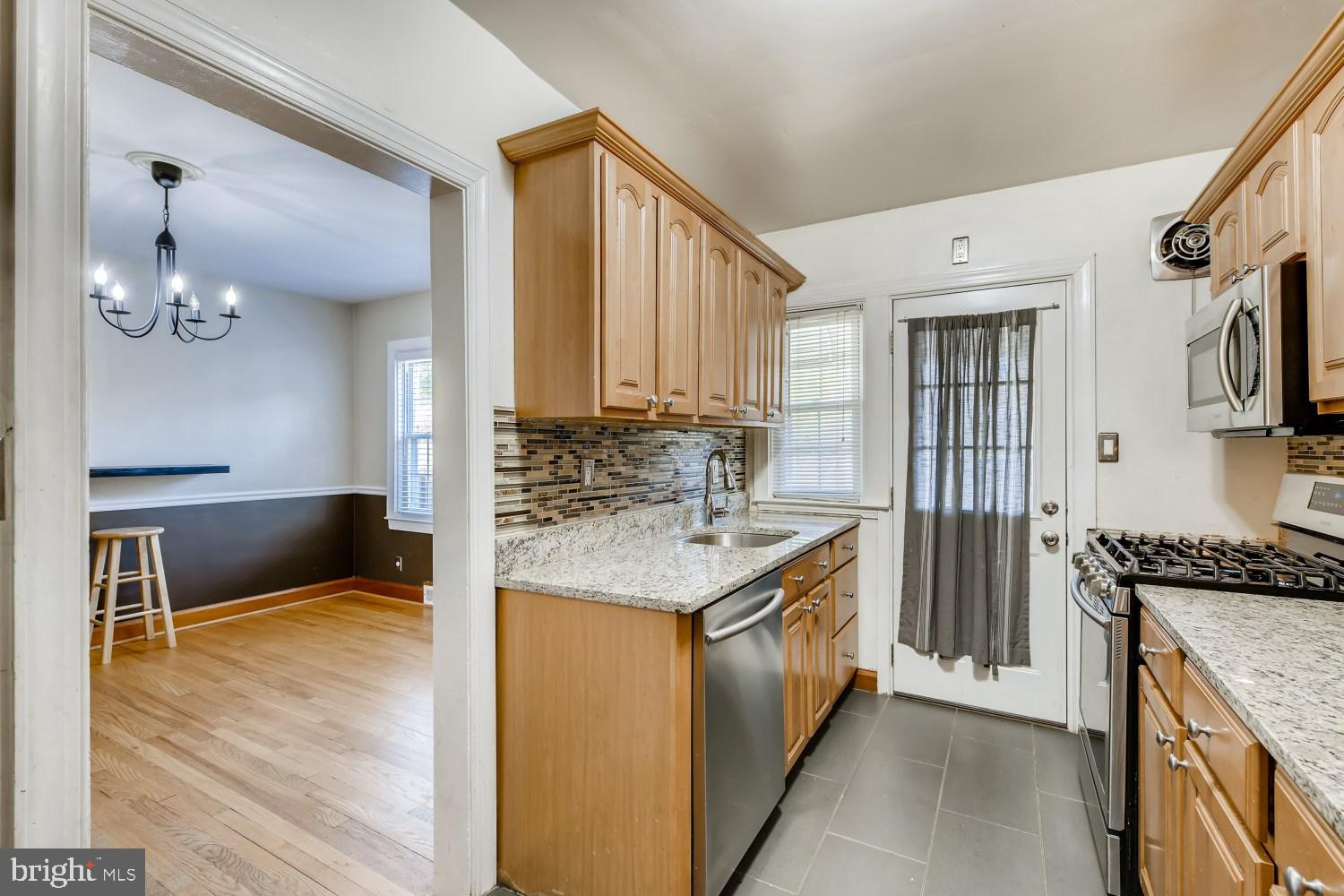 1717 Kennoway Road Towson, MD 21286 - Photo 10 of 31 Galley style kitchen, recently updated