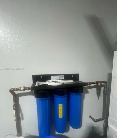 a outdoor space with patio area