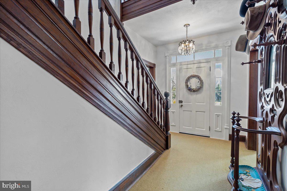 2485 Emmanuel Church Road Huntingtown, MD 20639 - Photo 7 of 67 Beautiful original staircase