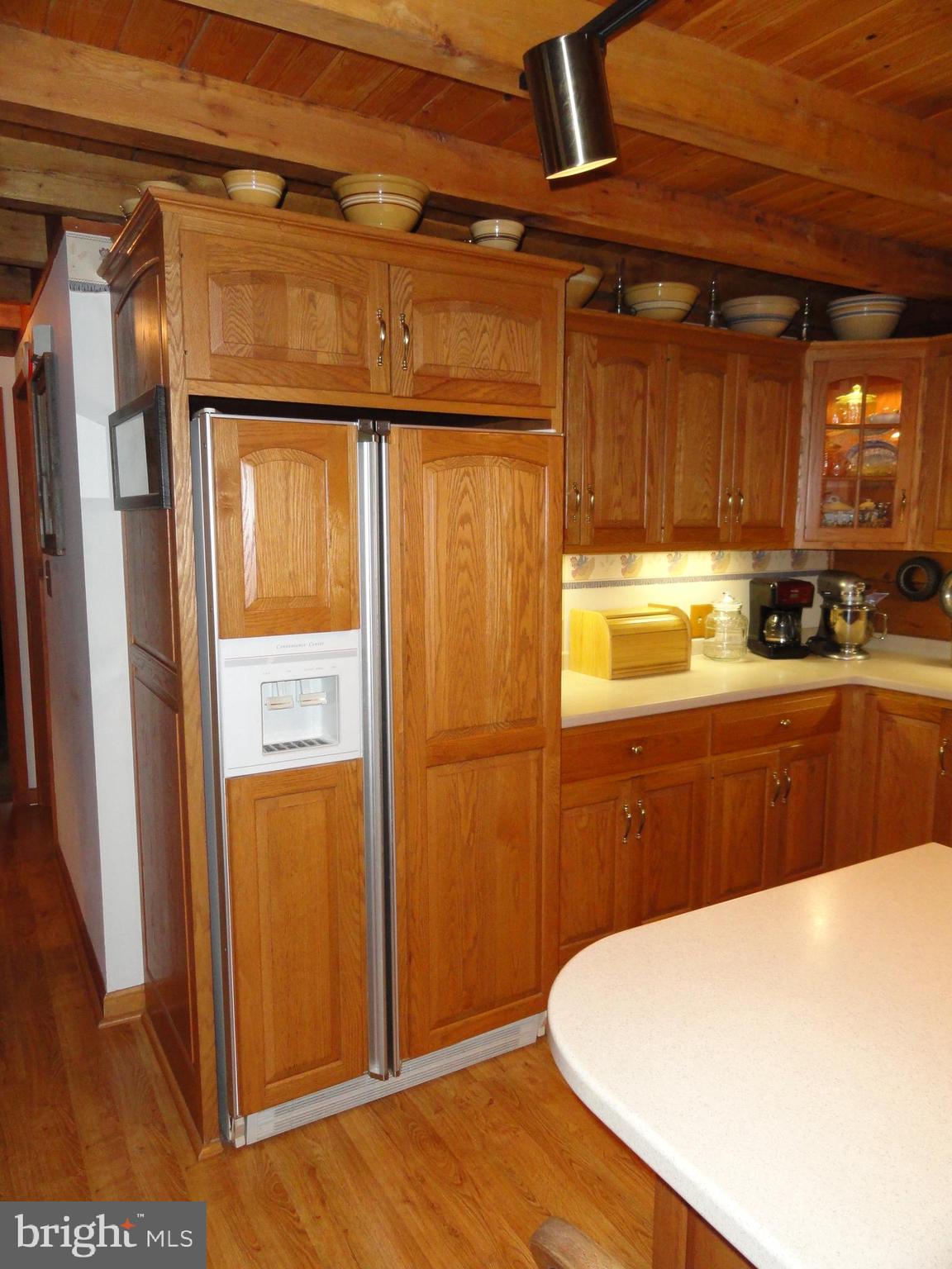 102 Stone Road Barto, PA 19504 - Photo 18 of 49 Oak kitchen and refrigerator to match.