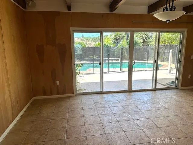 a view of a room and window
