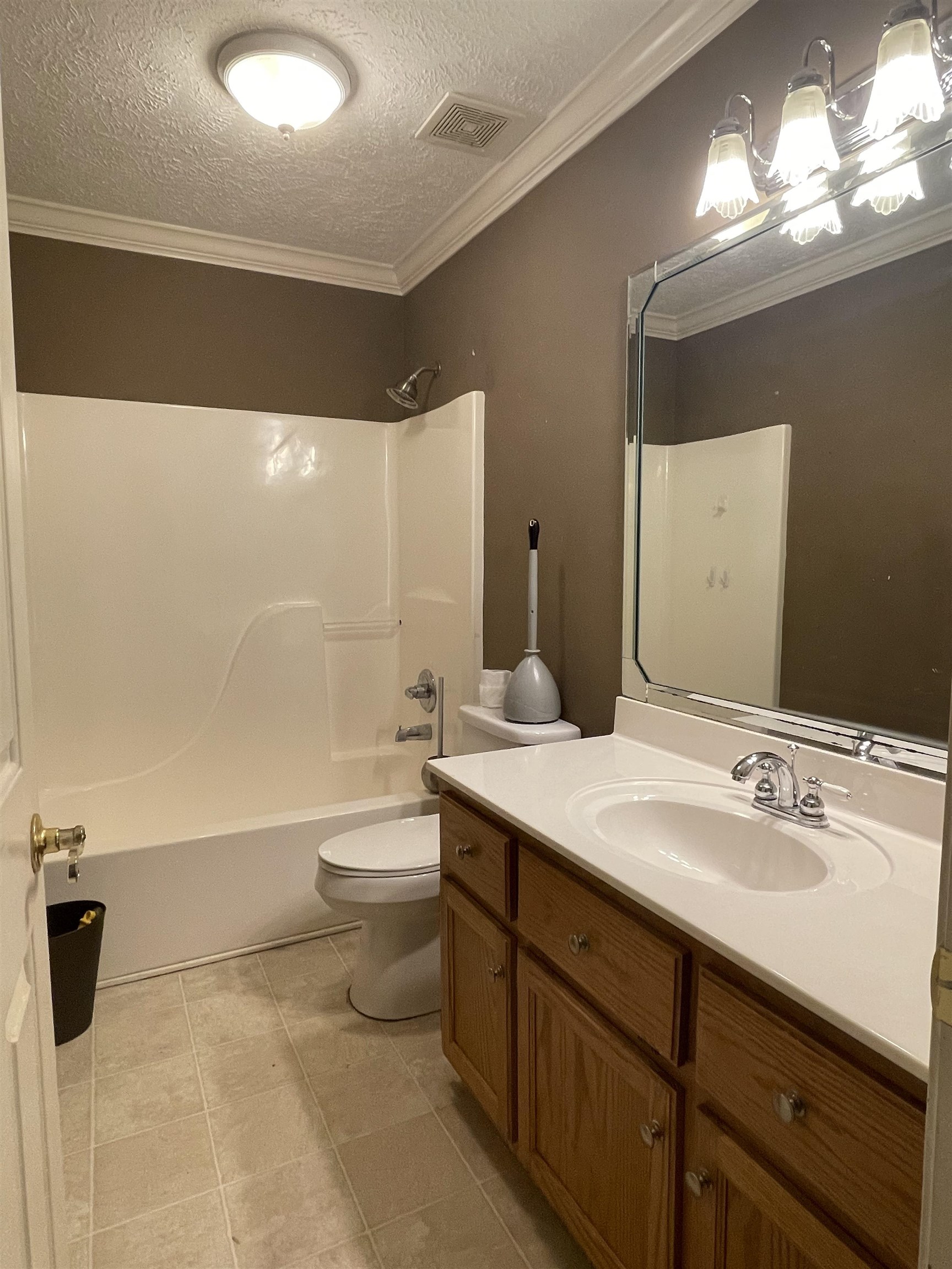 50 Eric Lane West Ramer, TN 38367 - Photo 12 of 19 a bathroom with a double vanity sink toilet and a mirror