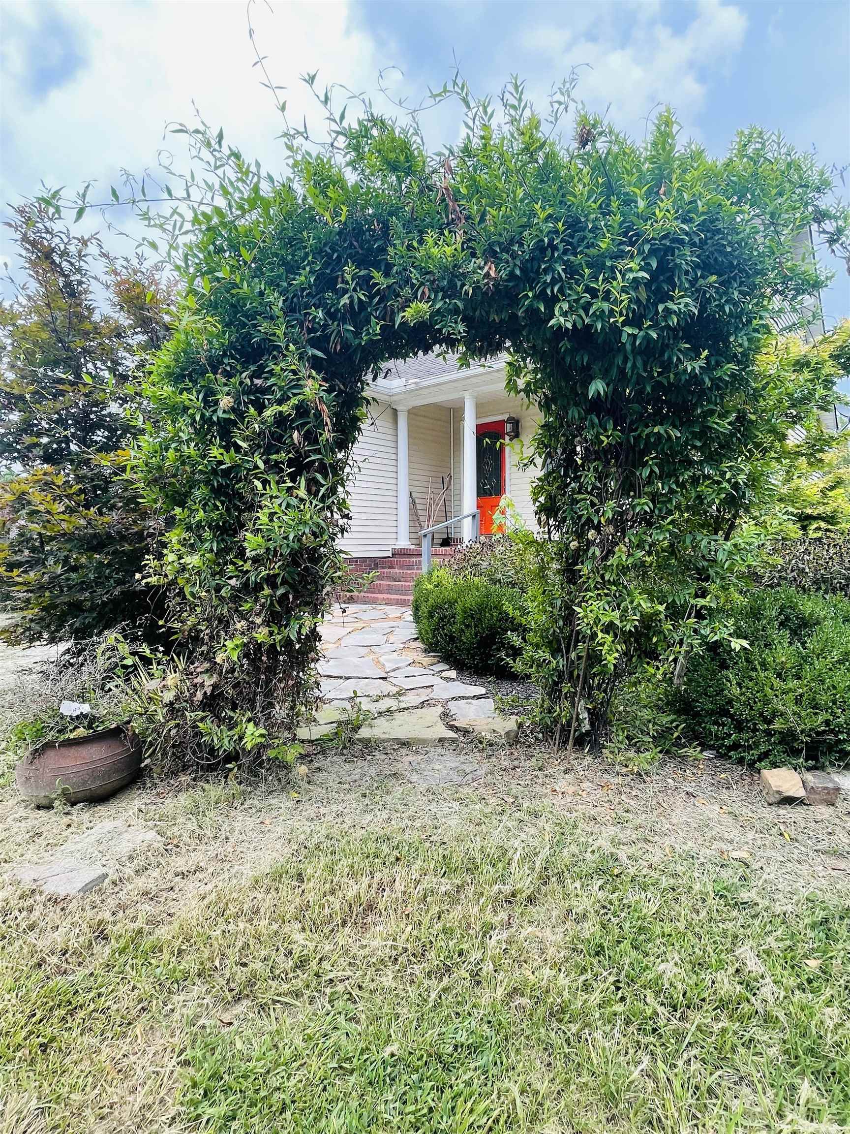 50 Eric Lane West Ramer, TN 38367 - Photo 15 of 19 a view of a backyard with potted plants and large trees