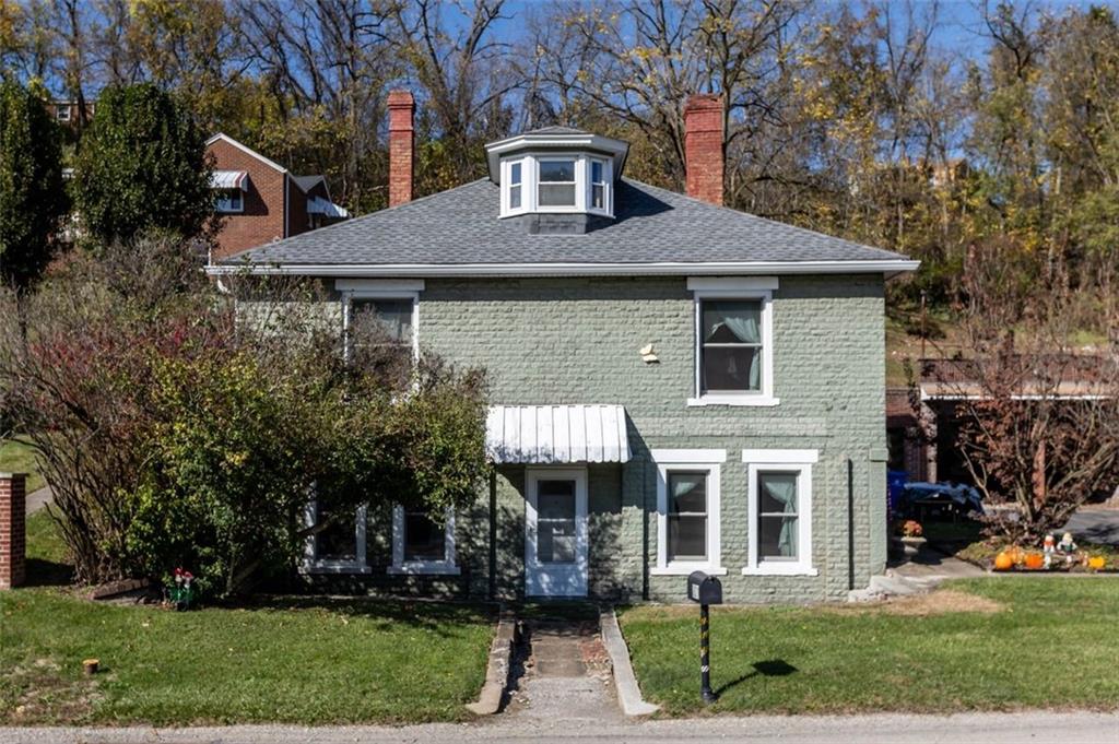 801 Bower Hill Road Bridgeville, PA 15017 - Photo 3 of 34 front view of house with a yard