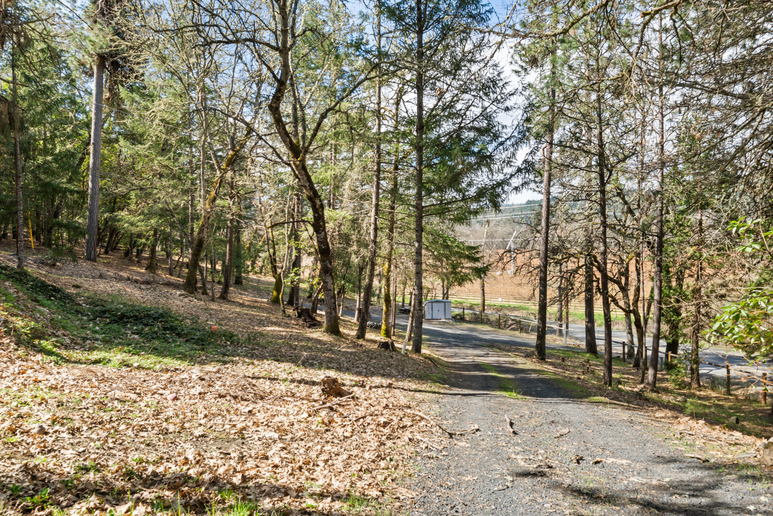 Circle Driveway with Gated Entry
