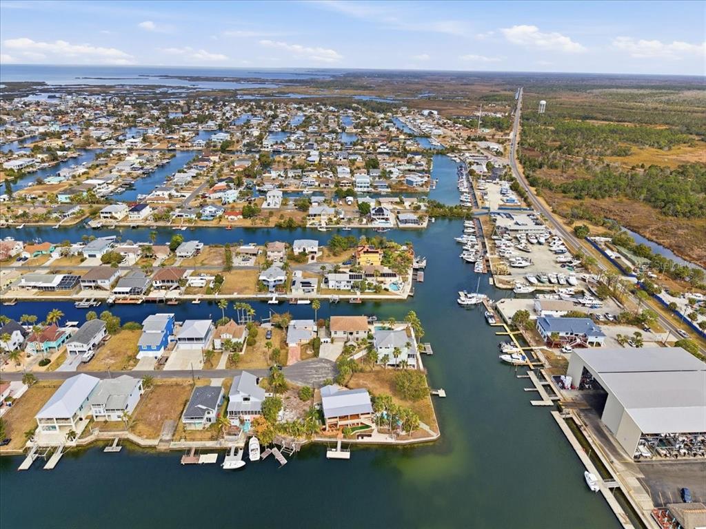 4064 Casa Court Hernando Beach, FL 34607 - Photo 13 of 32 an aerial view of residential building with ocean view