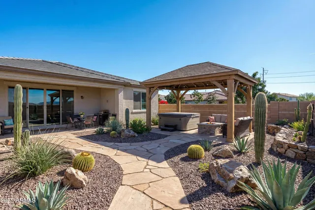 a view of a house with a outdoor space