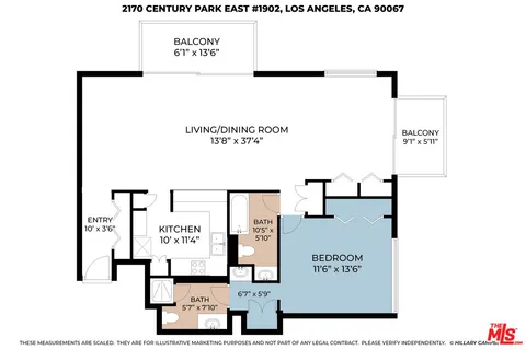 $799,000 | 2170 Century Park East, Unit 1902, Los Angeles, CA 90067
