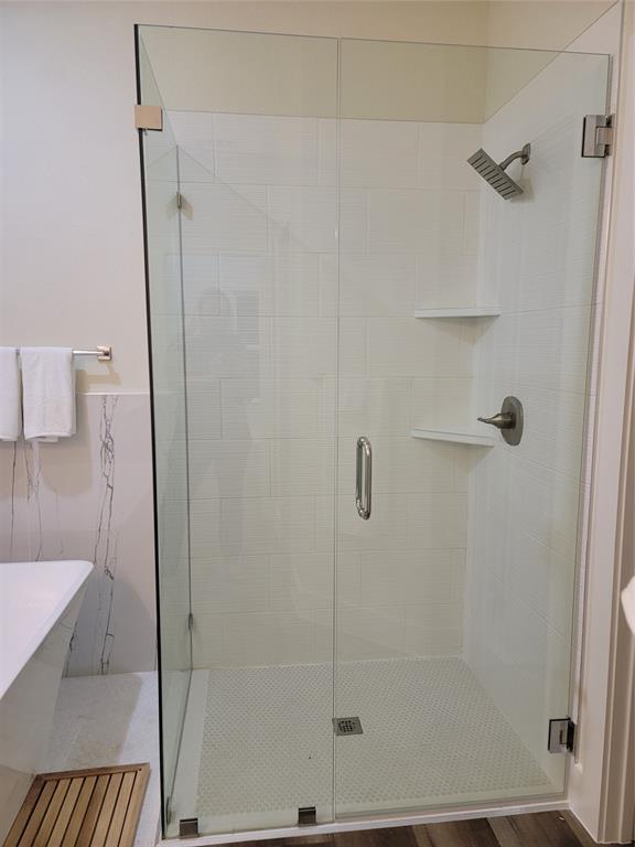 4825 Wichita Street Granbury, TX 76048 - Photo 23 of 30 a bathroom with a shower