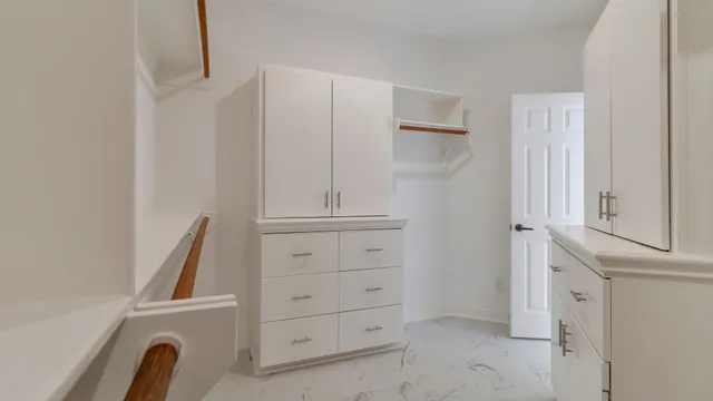 a view of a room with closet