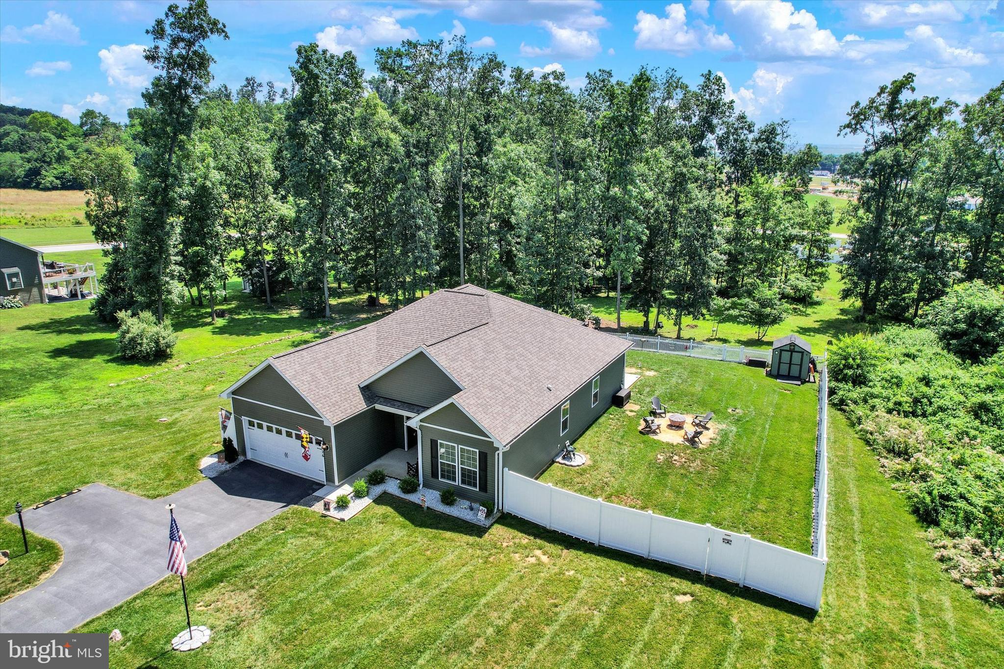 626 Ledger Drive Hanover, PA 17331 - Photo 30 of 37 an aerial view of a house with a big yard