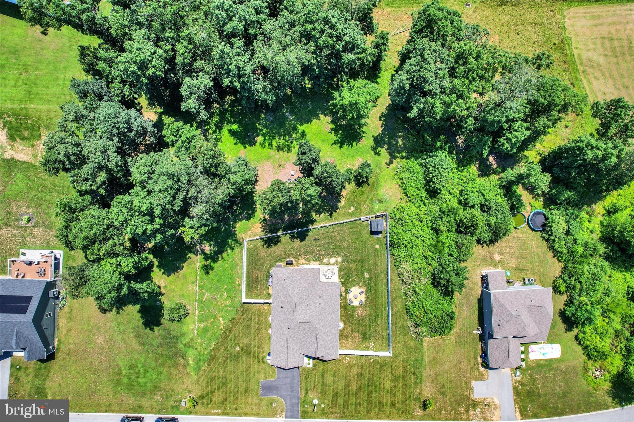 626 Ledger Drive Hanover, PA 17331 - Photo 33 of 37 an aerial view of residential house with outdoor space and trees all around