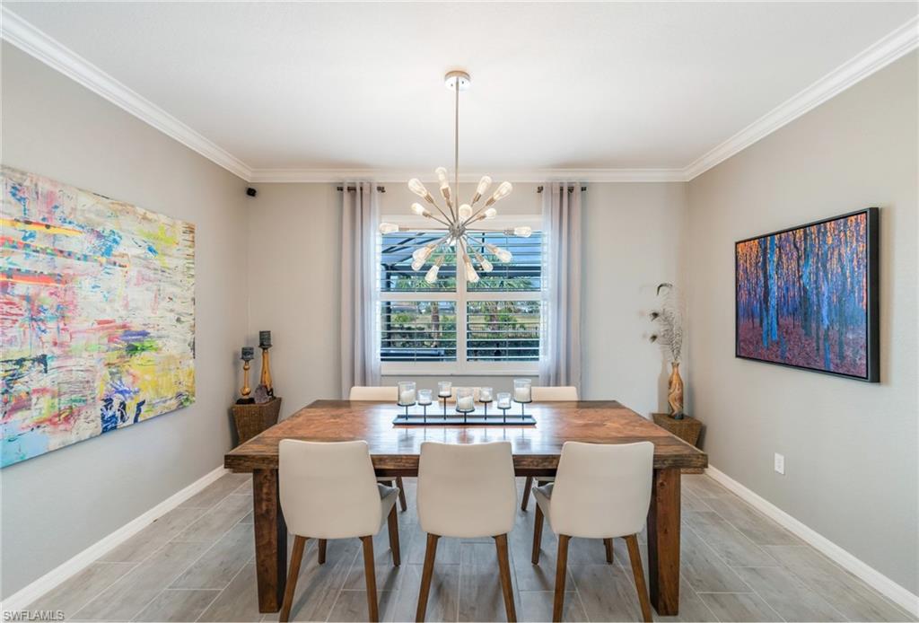 19812 Beechcrest Place Estero, FL 33928 - Photo 14 of 50 a view of a dining room with furniture window and outside view