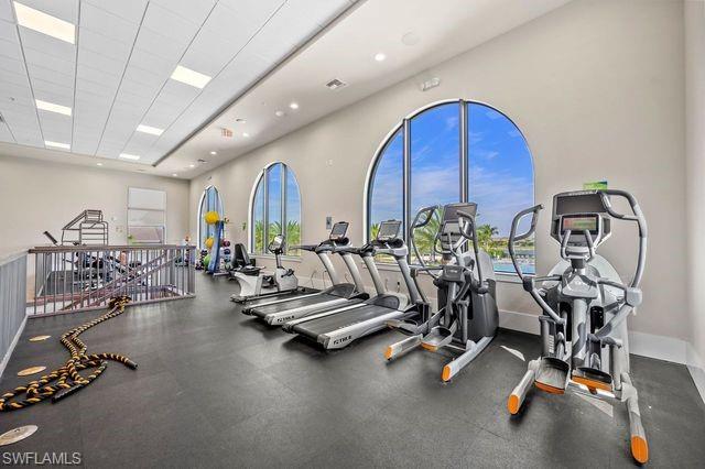 19812 Beechcrest Place Estero, FL 33928 - Photo 49 of 50 a view of a room with gym equipment