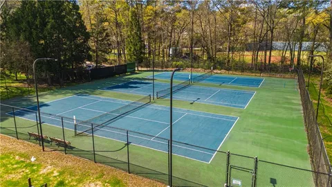 a view of a tennis court