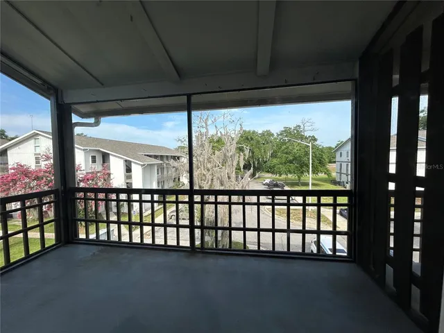 a view of porch with furniture