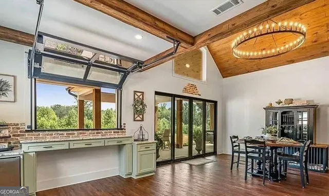 a view of a bathroom from a hallway