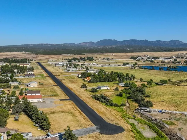 a view of a lake with a mountain in the background