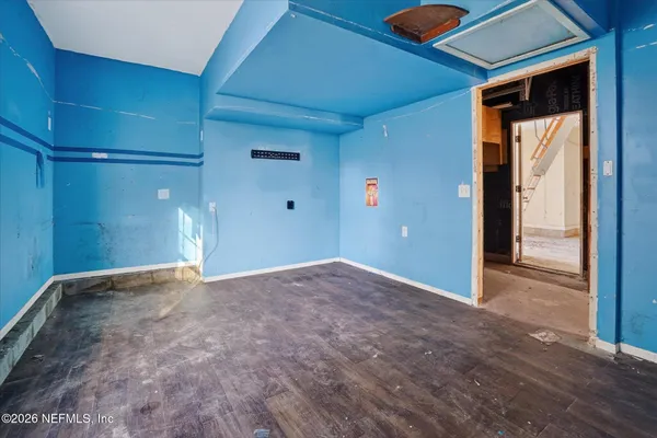 a view of an empty room