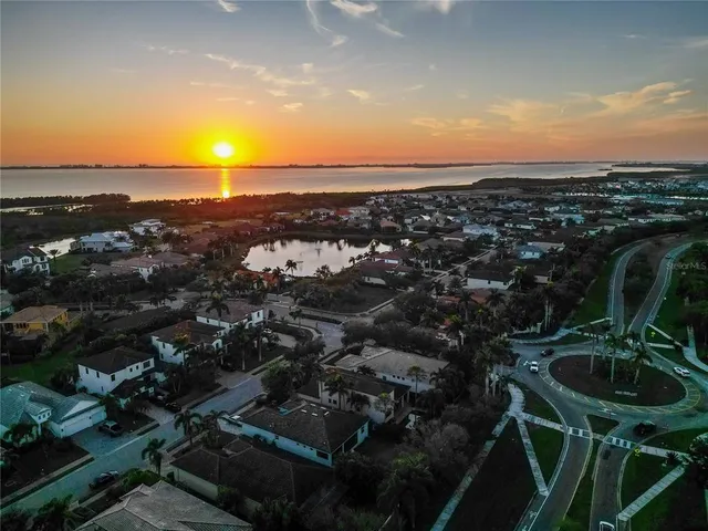 a view of city and ocean