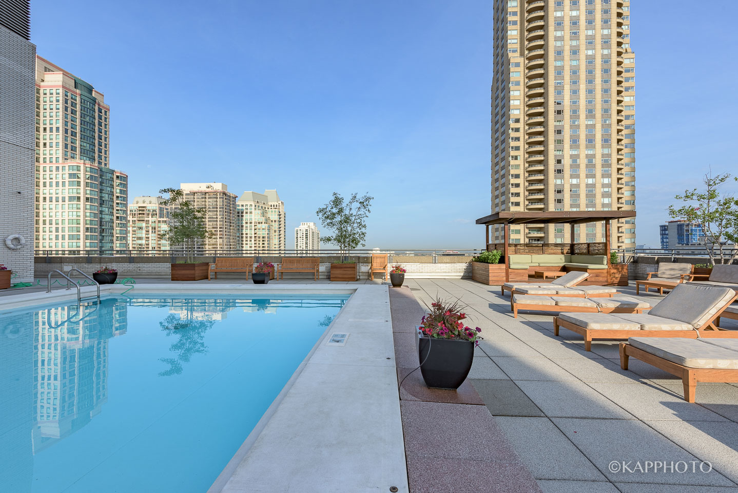 777 North Michigan Avenue, Unit 2108 Chicago, IL 60611 - Photo 30 of 38 a view of a swimming pool with outdoor seating