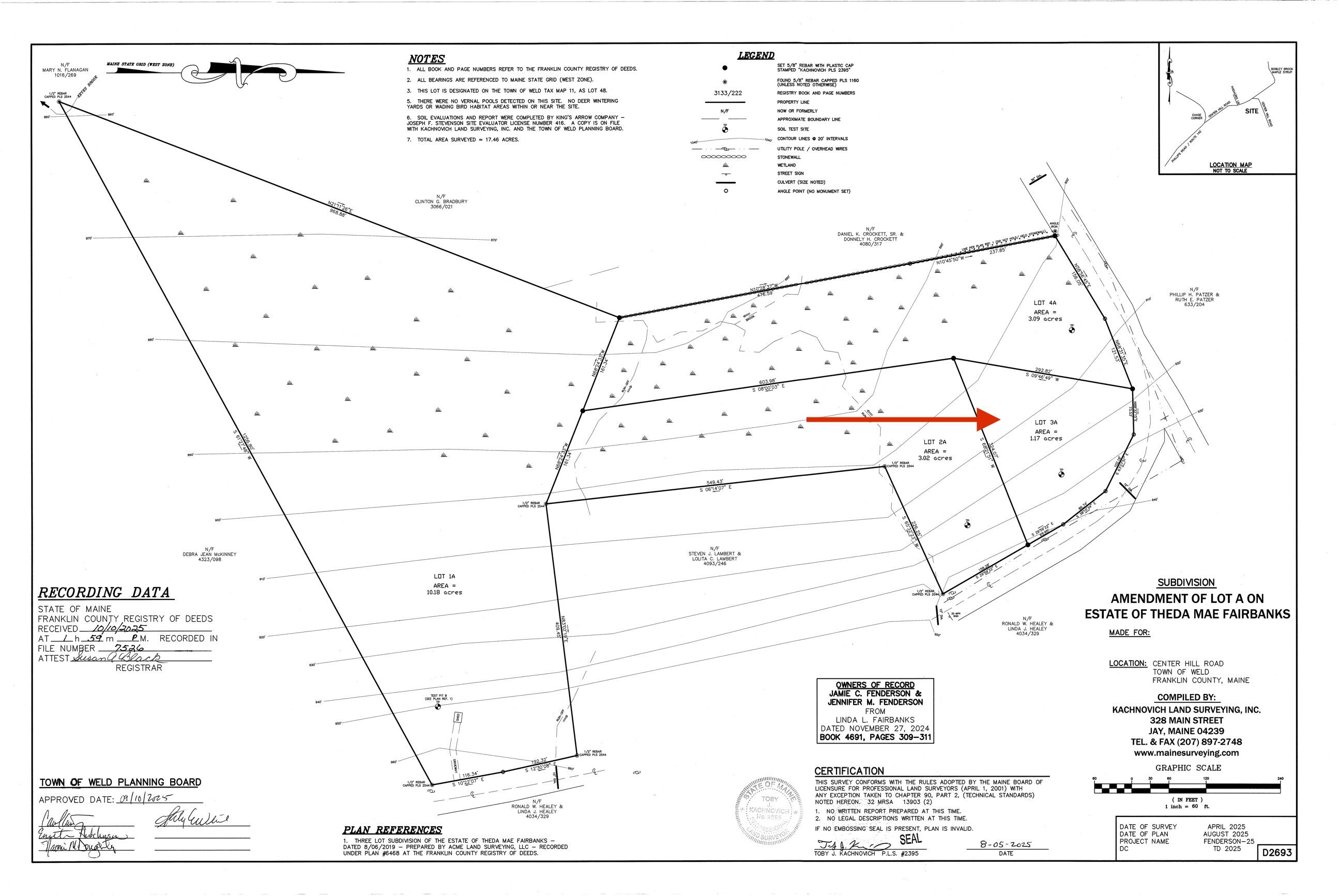 3ACenter Hill Land - Map