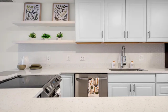 a view of a city with an ocean