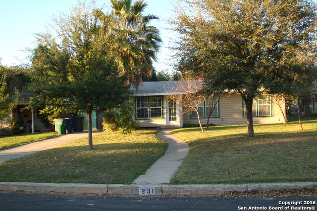 a view of a house with a yard and tree s