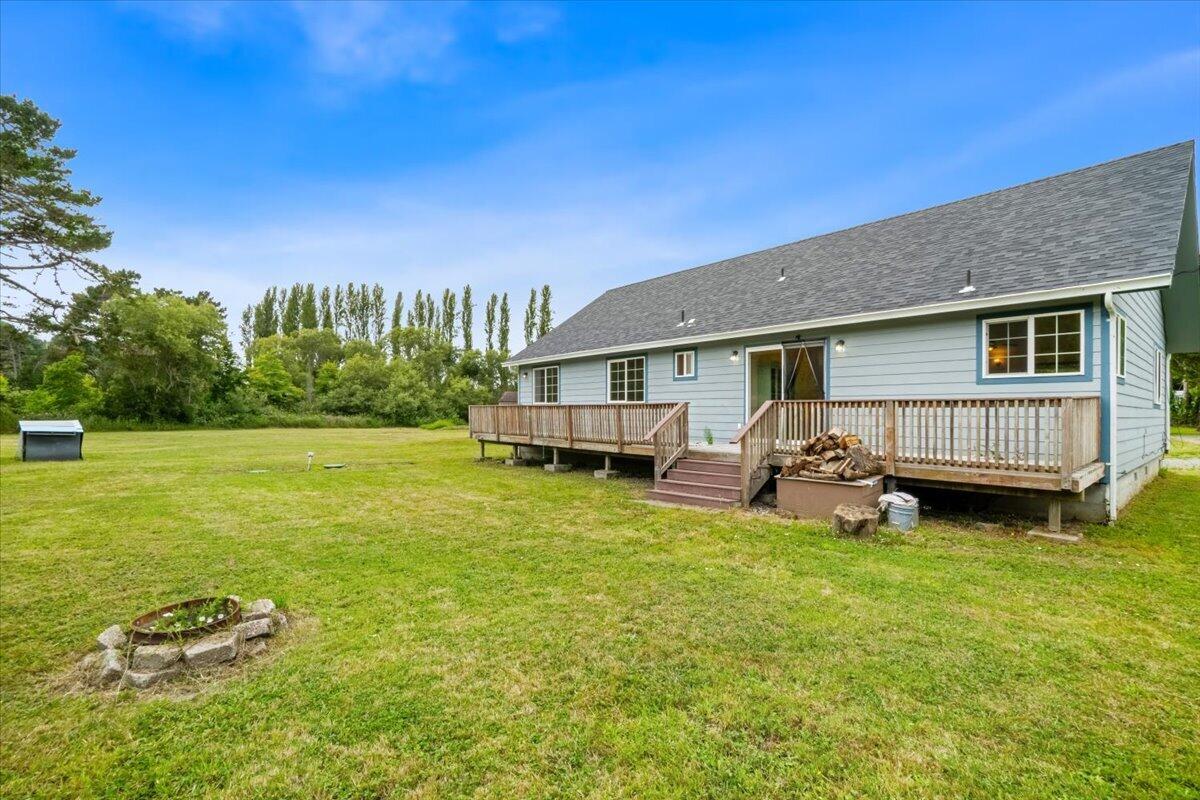 1196 Freshwater Road Eureka, CA 95503 - Photo 27 of 34 a view of a house with backyard and sitting area