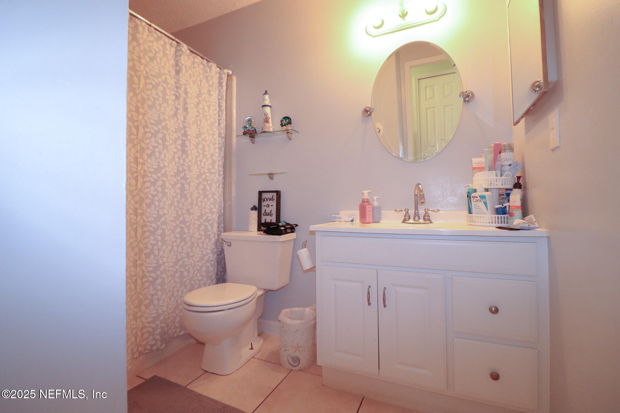 2847 Homestead Road Orange Park, FL 32065 - Photo 24 of 26 a bathroom with a toilet sink and mirror