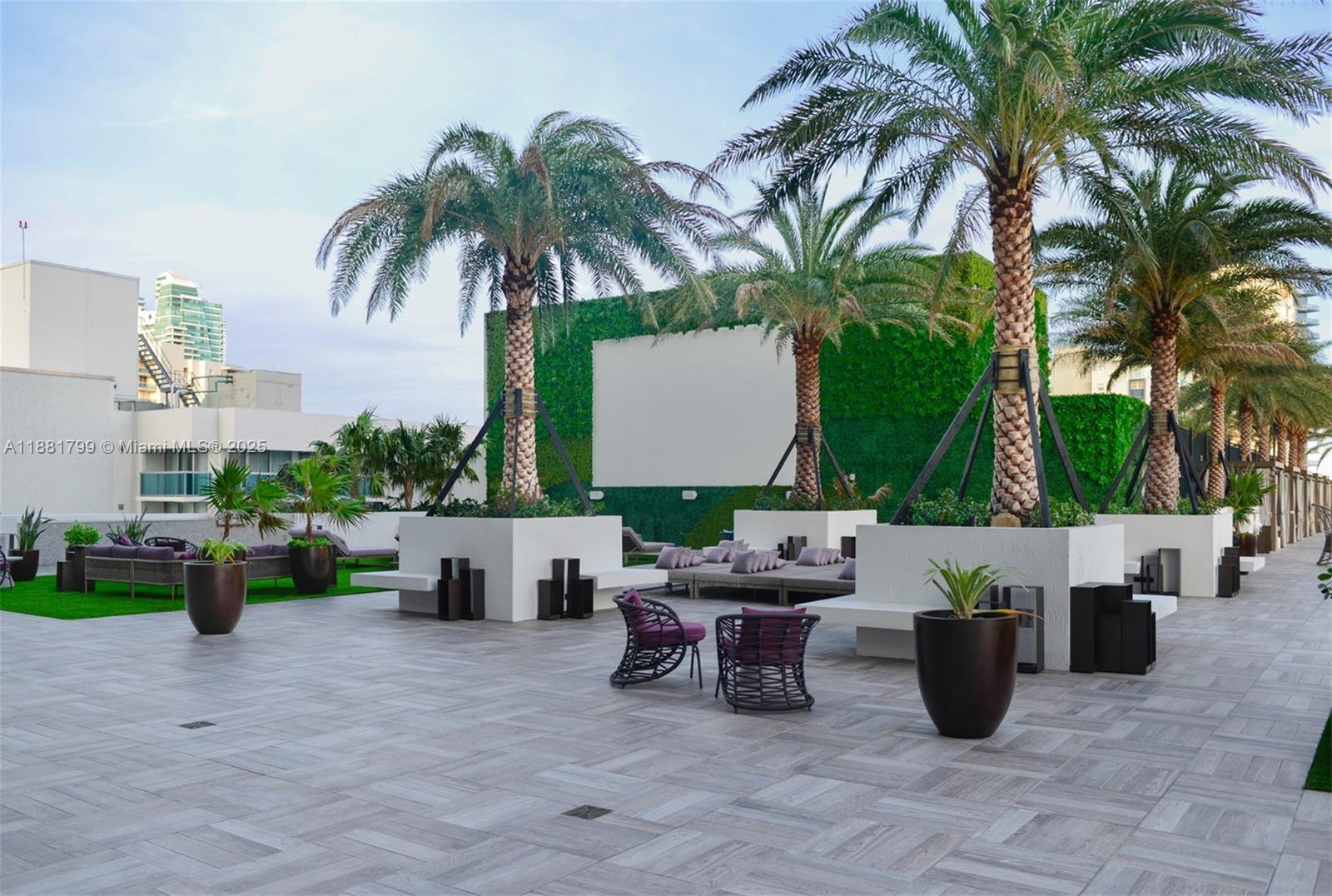 4010 South Ocean Drive, Unit R302 Hollywood, FL 33019 - Photo 22 of 34 a view of outdoor space with seating area