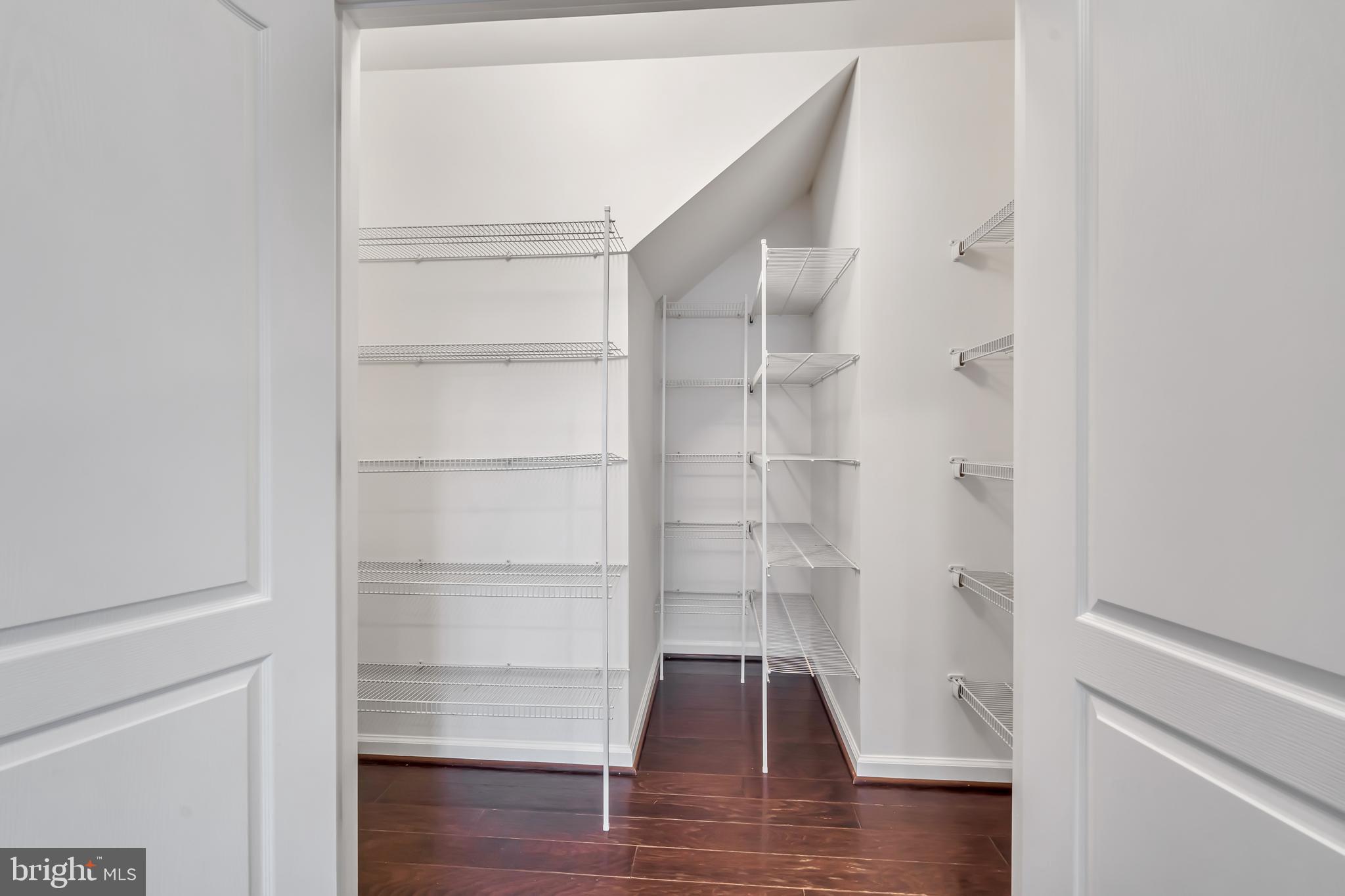 42482 Benfold Square Ashburn, VA 20148 - Photo 10 of 34 a view of walk in closet with empty racks