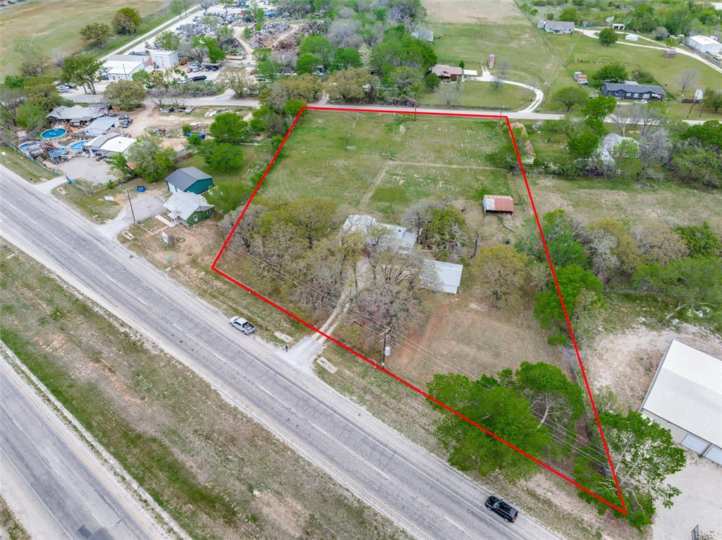 2553 East Highway 199 Springtown, TX 76082 - Photo 2 of 13 Aerial view of property's location featuring property parcel outlined