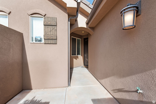 4269 Razor Drive Washington, UT 84780 - Photo 29 of 50 View of exterior entry with stucco siding