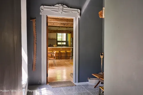 a view of front door
