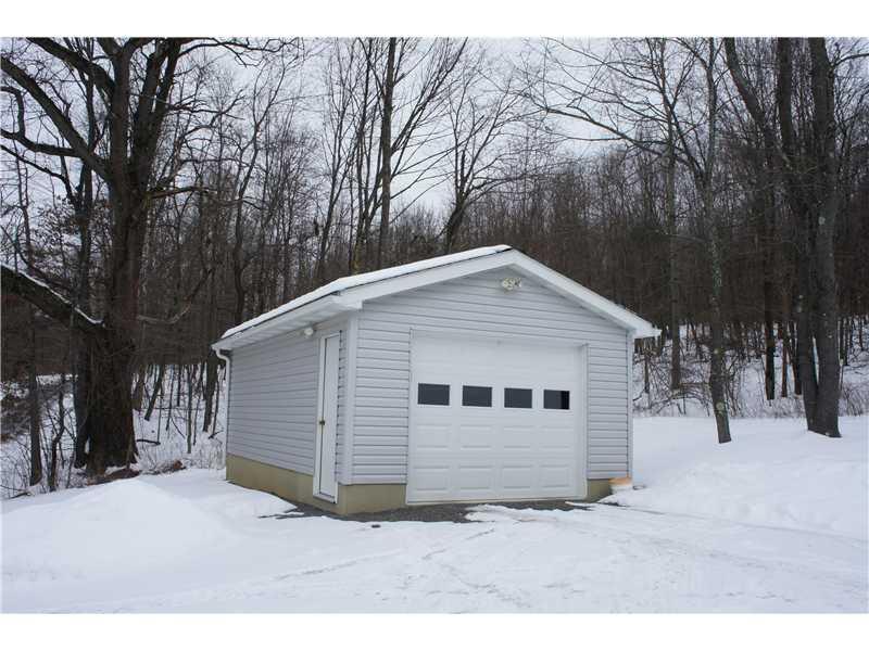 510 Upper Cherry Run Road Rural Valley, PA 16249 - Photo 5 of 25 Parking Lot/Garage. View of the one bay garage at the top of the driveway close to the house!