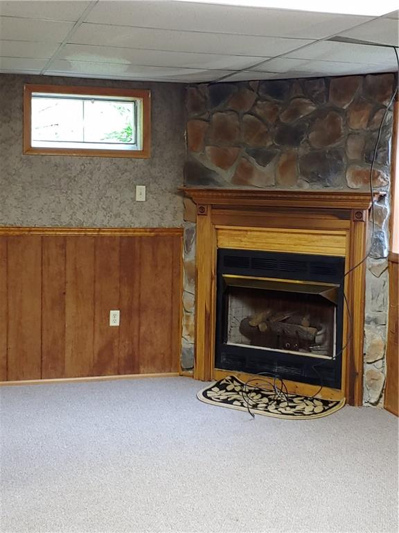 2104 Millbrook Road Kennerdell, PA 16374 - Photo 6 of 16 Large propane fireplace in den/game room in basement