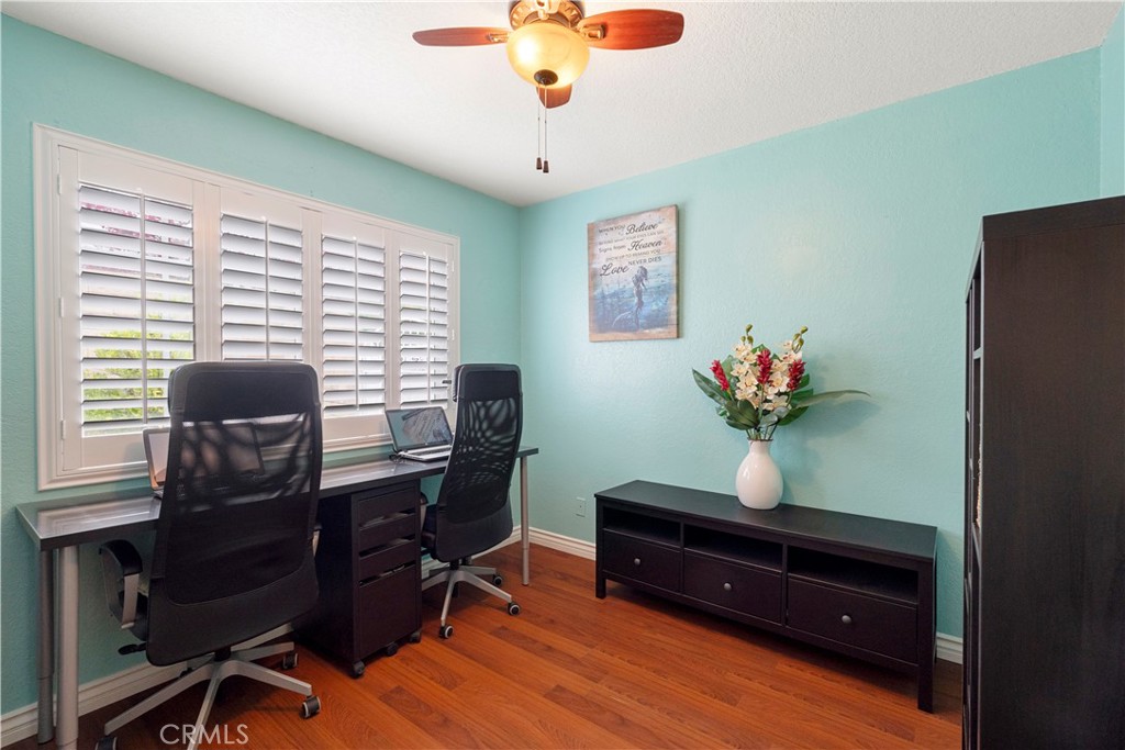 2537 Fulton Road La Verne, CA 91750 - Photo 20 of 43 a view of a workspace with furniture and a window