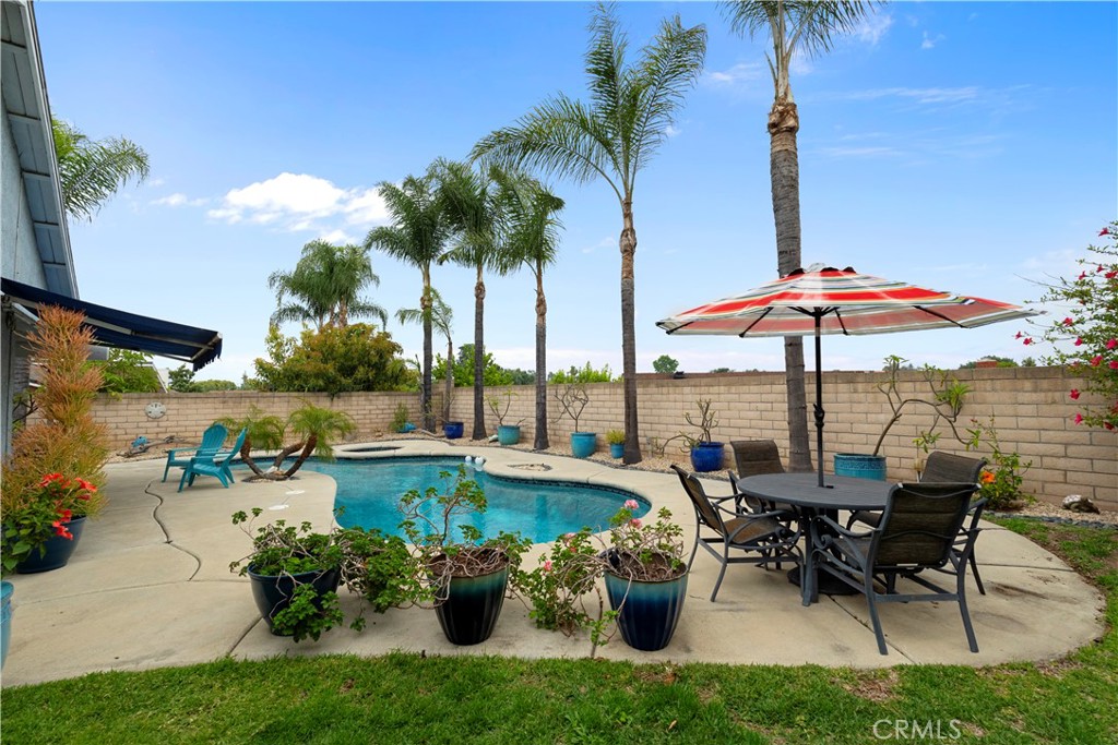 2537 Fulton Road La Verne, CA 91750 - Photo 31 of 43 a view of a backyard with sitting area and furniture