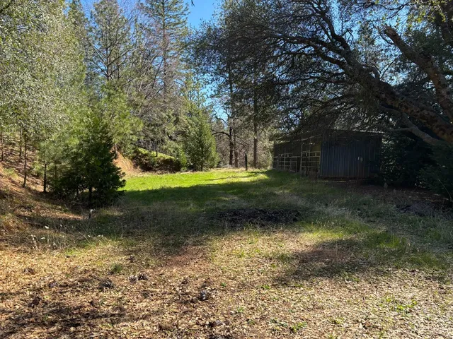 a view of swimming pool with a yard